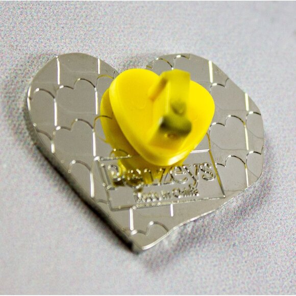 Penzey's Spices Embrace Hope Heart-Shaped Lapel Pin Rainbow Colors - Picture 3 of 4